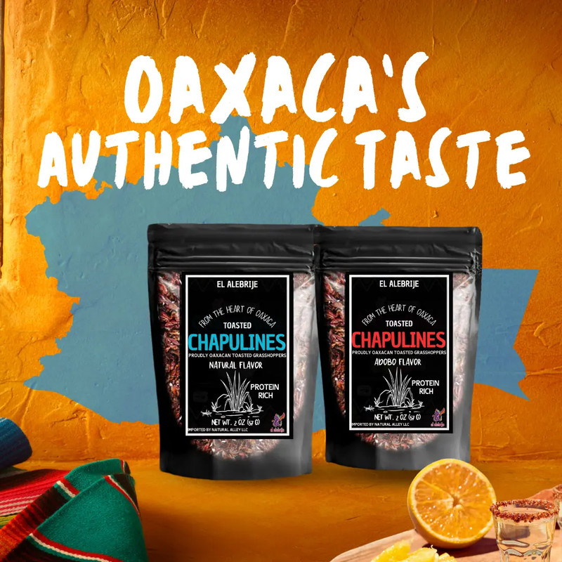 Alebrixes | Chapulines from Oaxaca 2 Oz Duo (2 Pack of 2 Oz Each) | Natural & Ad gallery