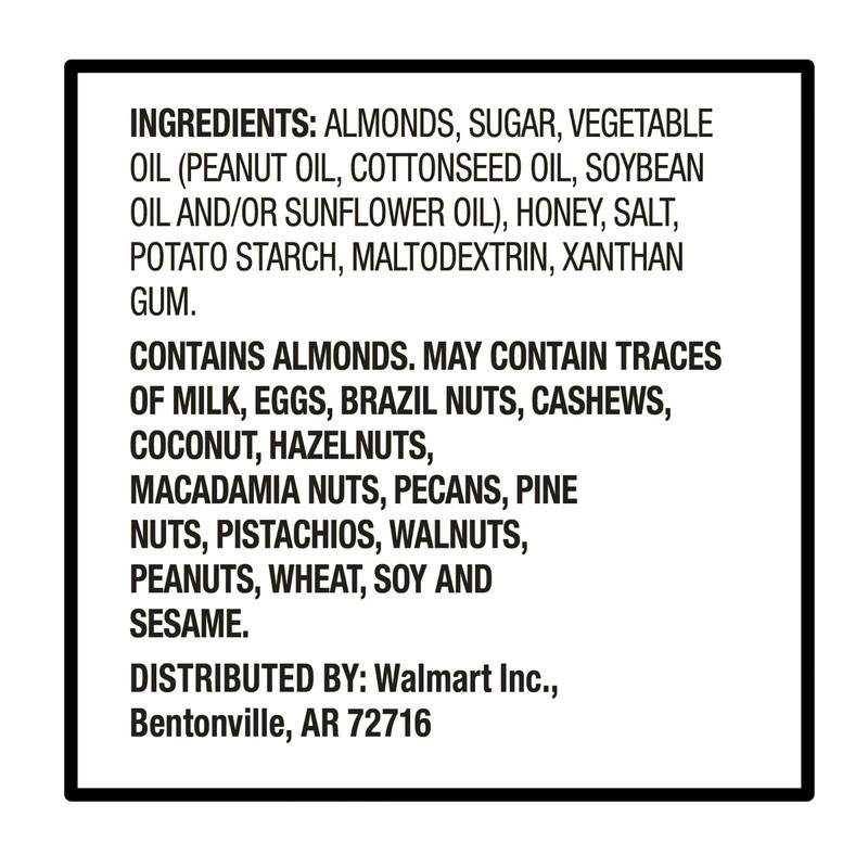 Great Value Honey Roasted Almonds, 14 oz gallery