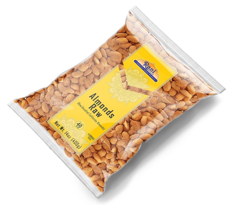 Raw Almonds Whole With Skin 14oz 400g Natural Kosher Vegan California Snack gallery