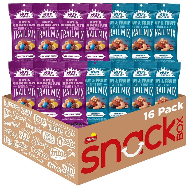 , Trail Mix Variety Pack, 2.25 Ounce (Pack of 16)