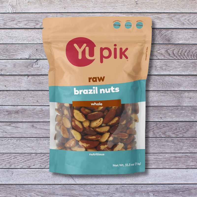 Raw Brazil Nuts, 2.2 Lb (35.2 Oz), Gluten-Free, Kosher Shelled Unsalted