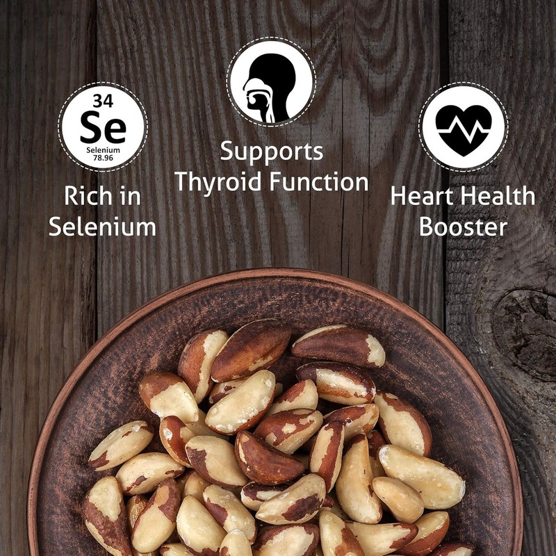 High Selenium Brazil Nuts, Non-GMO, 1 lb#-~ gallery