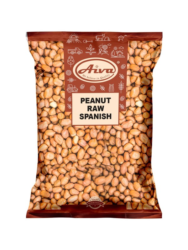 Raw Spanish Peanuts 5 LB Bulk Whole Unsalted Snacking Cooking Baking USA