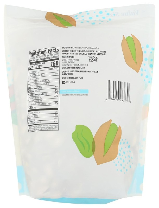 Nutritious 24 Ounce Bag of Roasted & Salted Pistachios - Healthy Snack gallery