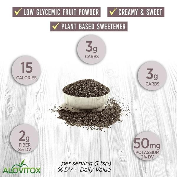 ALOVITOX Organic Chia Seeds - 16 oz gallery