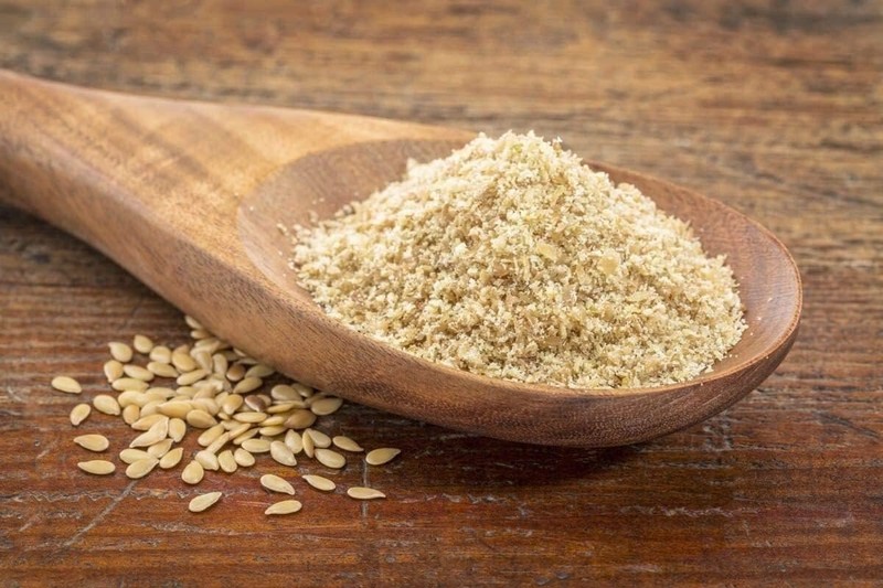 Organic Golden Flaxseed Meal, 1 Pound - Rich in Omega-3 & Baking Delight gallery