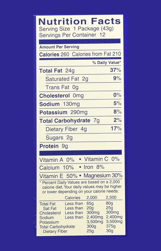 Blue Diamond Roasted Salted Almonds, 1.5 oz Tube, 12 Tubes/Carton