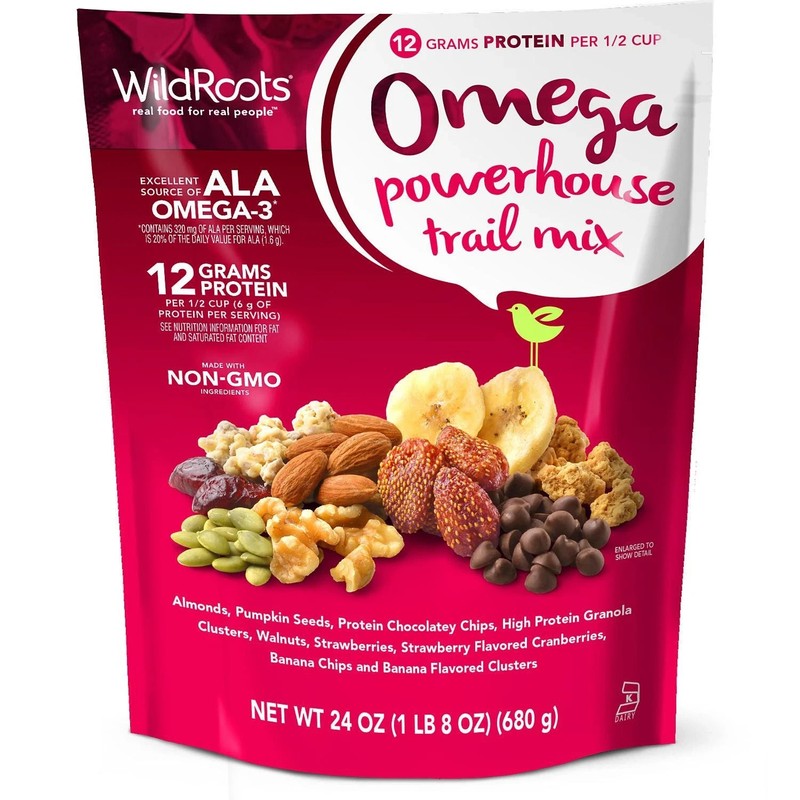 2 Packs WildRoots Omega Powerhouse Trail Mix 24 OZ Each Pack gallery