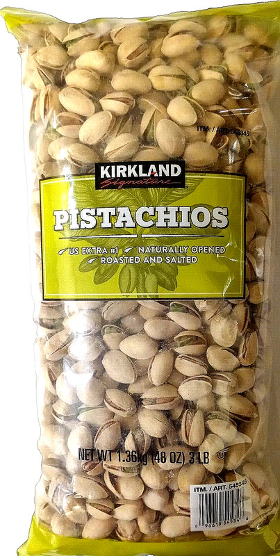 Kirkland Signature In-Shell Pistachios Roasted & Salted 3 lb EXP 06/2025