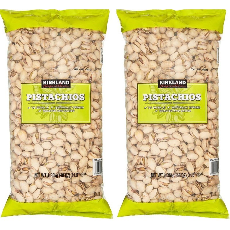 545345, 2Bag/6LB Kirkland, California Dry Roasted & Salted In-Shell Pistachio gallery