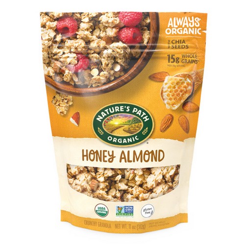 Organic Honey Almond Granola 11 Oz(Case Of 8) By Natures Path