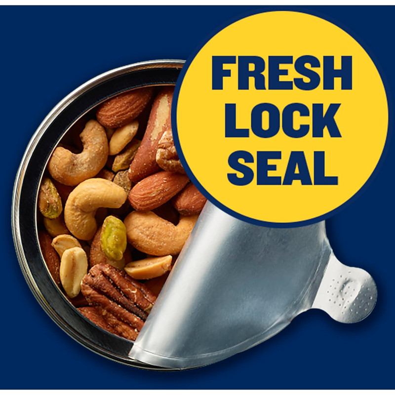 Deluxe Mixed Nuts Roasted Cashews Almonds Brazil Pistachios Pecans 15oz gallery