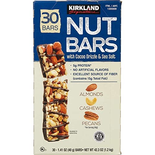 Kirkland Signature Nut Bars, 1.41 Ounce (Pack of 30) gallery