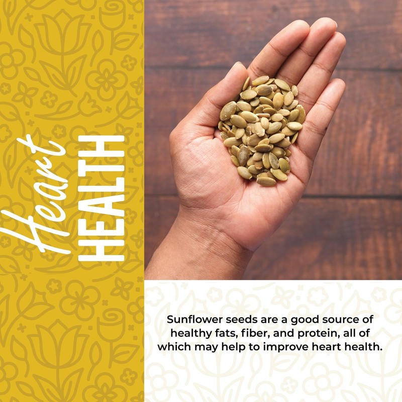 Sunflower Seeds Raw 2lbs - Unsalted Sunflower Seeds to Eat - Shelled Sunflowe... gallery