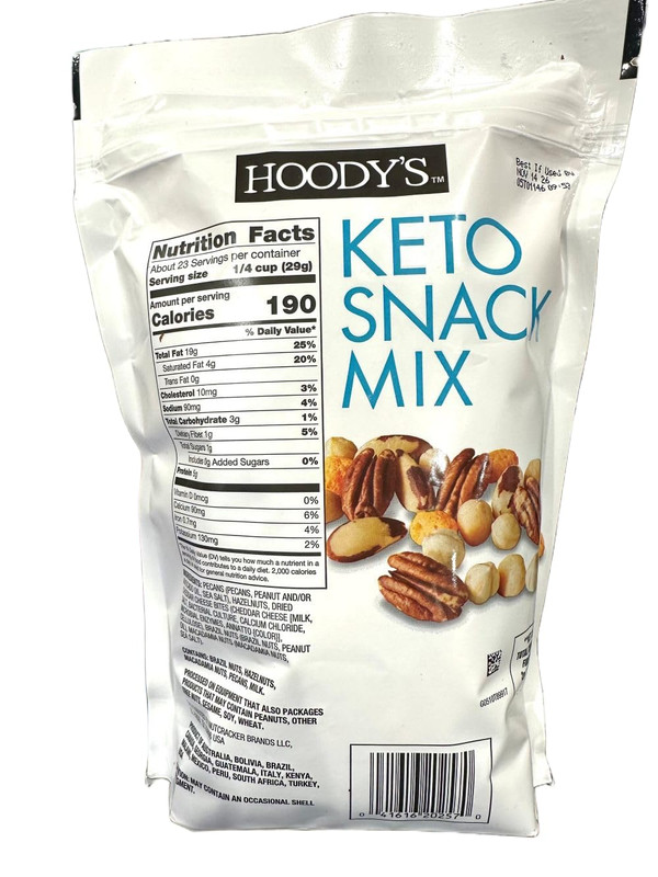 Hoodys KETO Snack Mix 24Oz (Pack of 1) (Peanut+Hazelnuts+Cheese Bites+Brazil Nut gallery