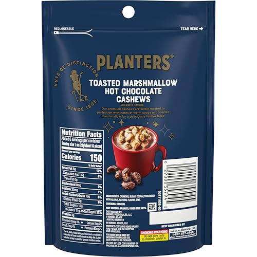 PLANTERS Toasted Marshmallow Hot Chocolate Cashews 5.5 Oz Snack Mix gallery