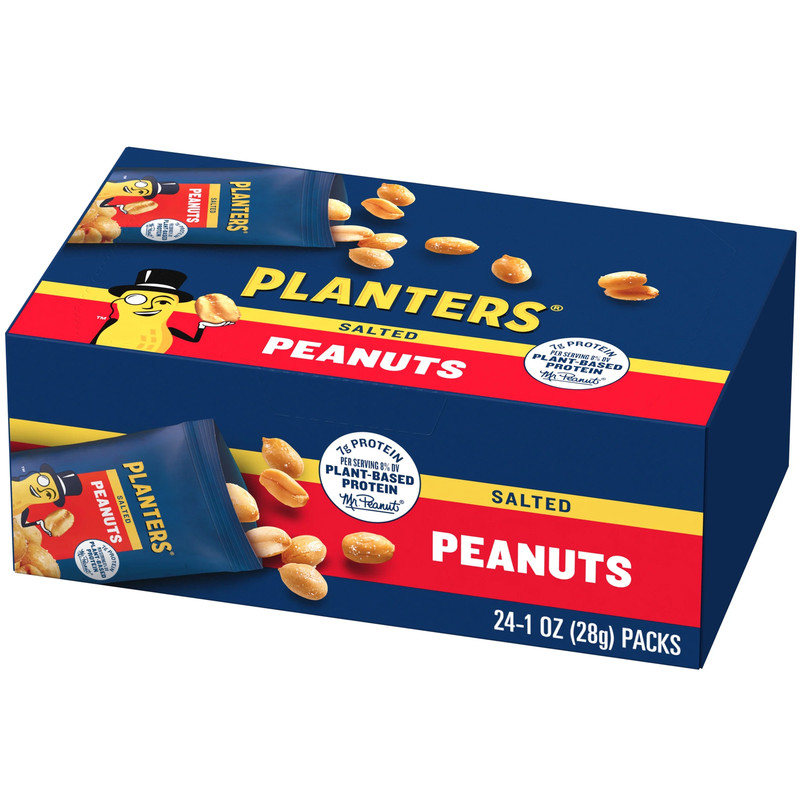 Salted Peanuts, 24 Ct Box, 1 Oz Packs
