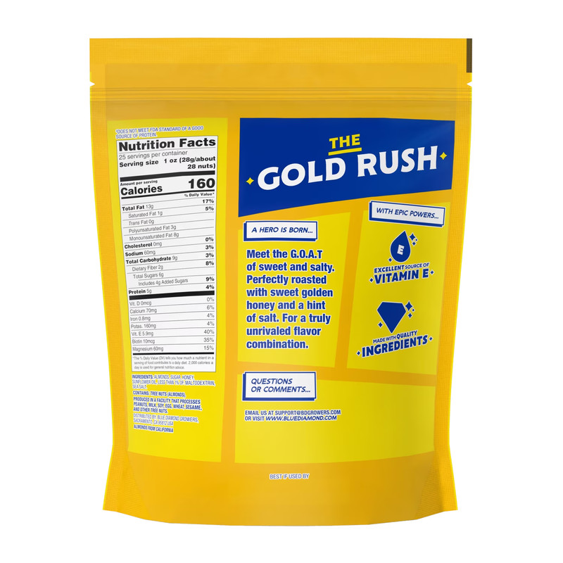 Blue Diamond 25oz Honey Roasted Bag gallery