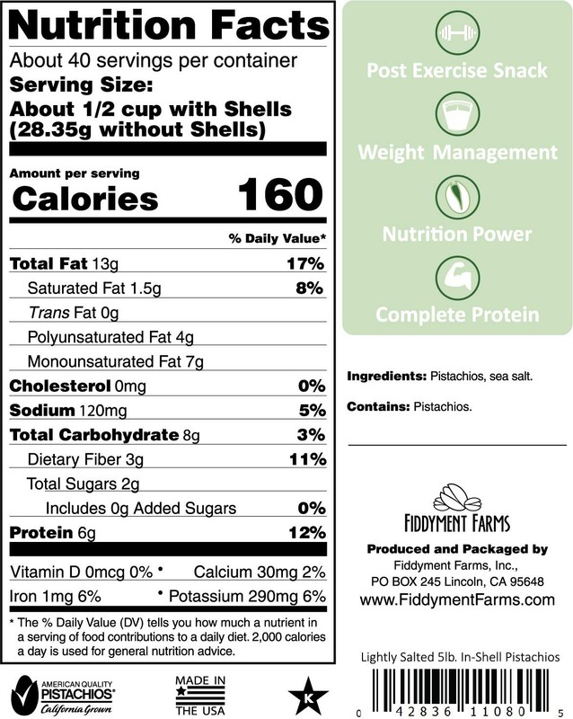 Fiddyment Farms 5 LB. InShell Sea Salted gallery