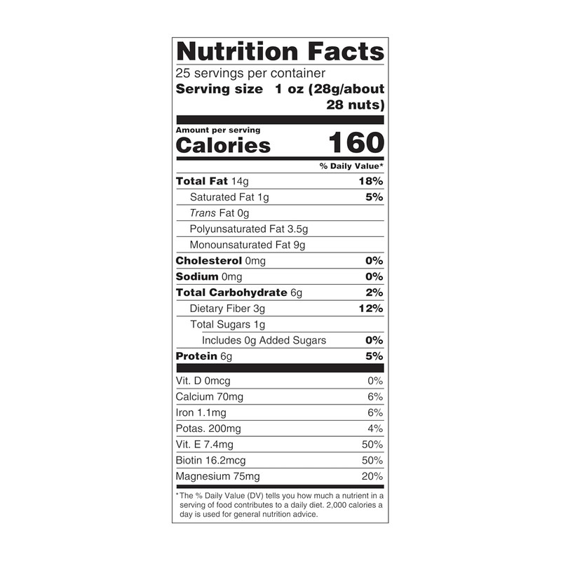 Blue Diamond Almonds Whole Natural Raw Snack Nuts, 25 Oz Resealable Bag (Pack of gallery