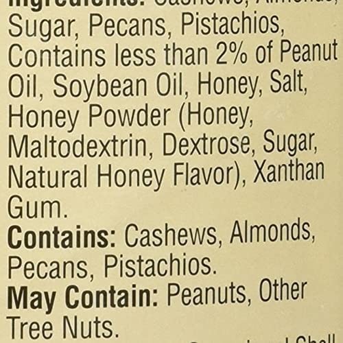 Gourmet Honey Roasted Nut Mix 30oz Cashews Almonds Pecans Pistachios Snack gallery