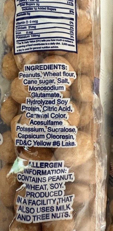 6 Pack Samurai Coated Peanuts Sea Salt - Vegan 6 onz Each gallery