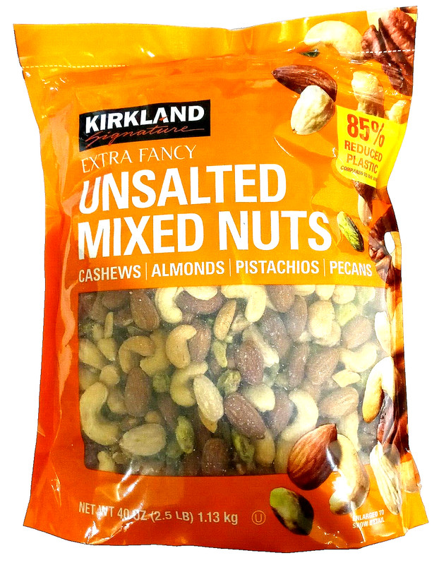 Kirkland Signature Extra Fancy UNSALTED MIXED NUTS 40 oz (2.5 Lb) EXP 10/2024
