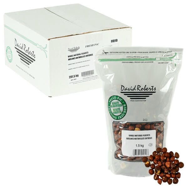 David Roberts Nut Filbert Whole Natural 1.5Kg/3.31LBS gallery