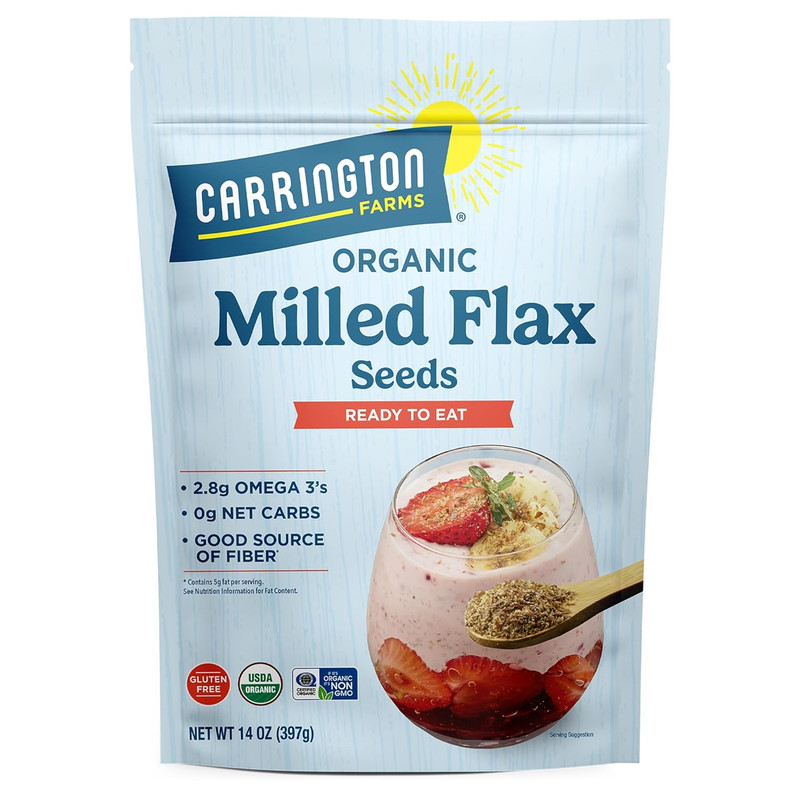 Organic Milled Flax Seed, Gluten Free, USDA Organic, 14 Ounce gallery