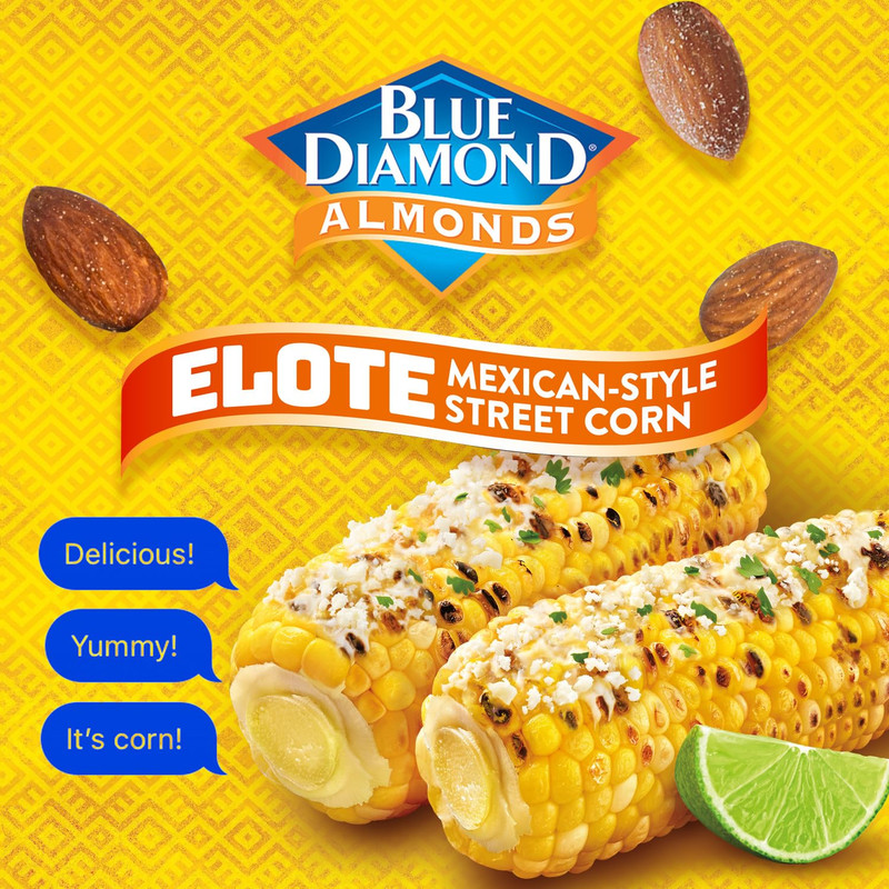 Blue Diamond Almonds BOLD Elote Flavored Snack Nuts, Share Size 4 Oz, 8 Pack gallery