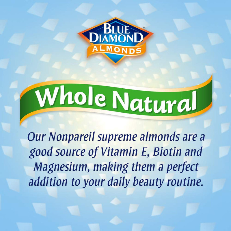 Blue Diamond Almonds Raw Whole Natural Snack Nuts, Resealable Bag, 25 Oz gallery