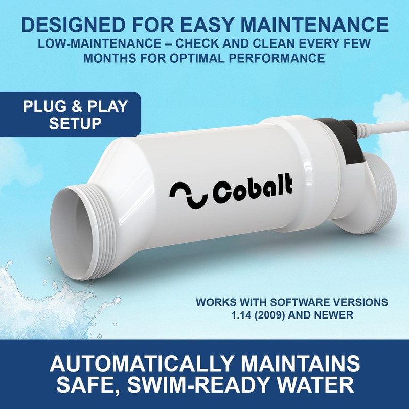 Replacement Salt Cell for 40,000 Gallon Saltwater Pool Systems, 13-Blade Tita... gallery
