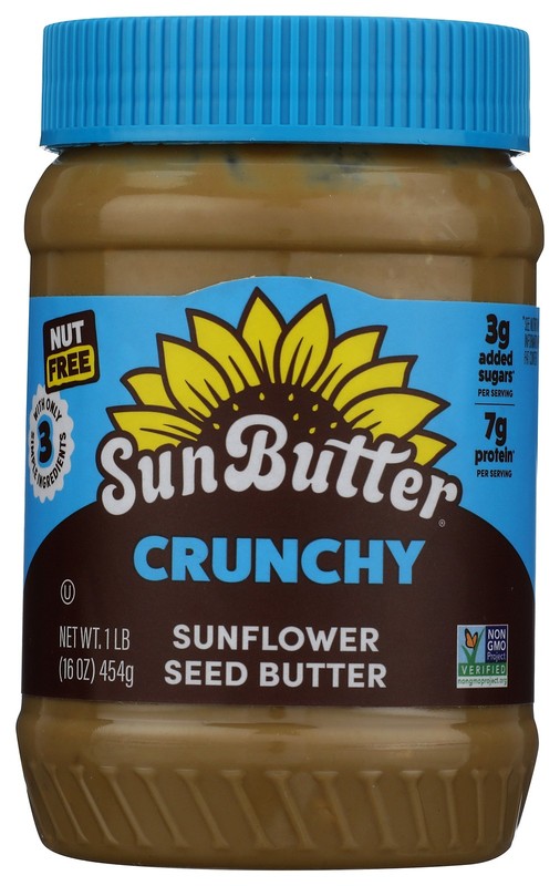 Sunbutter Natural Crunchy Sunflower Butter 16 Oz Jar 6 Pack gallery