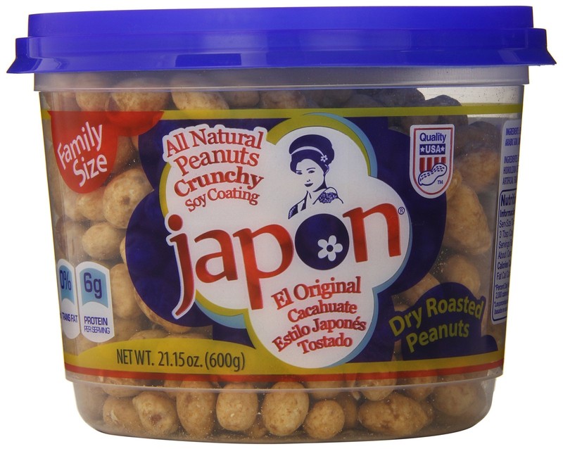 Family Size Natural Peanuts with Soy Coating 1.32 Pound Pack from Mexico