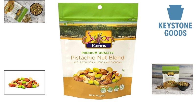 Pistachio Nut Blend with Almonds & Cashews - 8oz Resealable Bag gallery