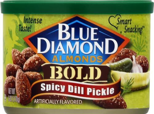 Blue Diamond Almonds Spicy Dill Pickle Flavored Snack Nuts, 6 Oz Resealable Can gallery