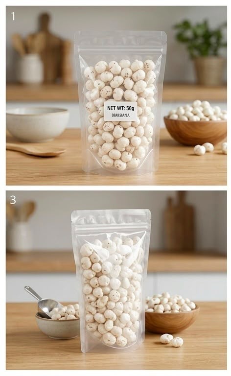 100% Natural Popped Water Lily Seeds (Makhana) | Gluten-Free Superfood gallery