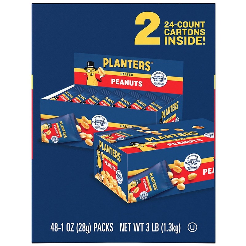 Planters Salted Peanuts, Single-Serve Packs, 1 oz., 48 pk. gallery