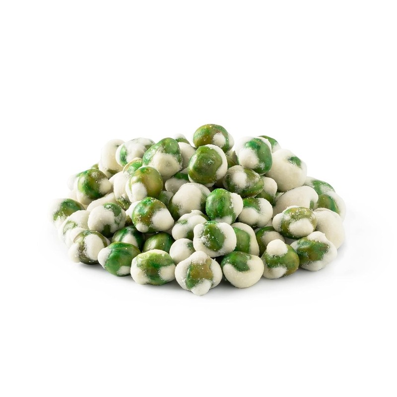 2 LBS Wasabi Coated Green Peas | Vegan | Premium Quality | Crunchy & Spicy Roas