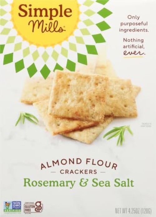 Almond Flour Crackers, Rosemary & Sea Salt - Gluten Free, , Healthy Snacks, 4... gallery