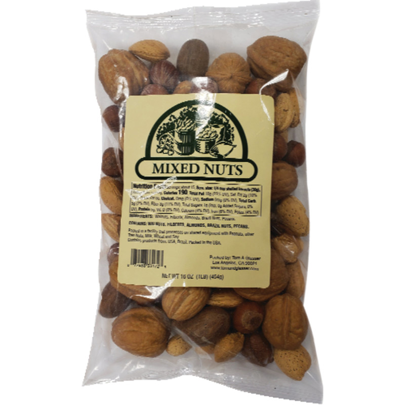 Torn & Glasser 1 lb Pecans, Almonds, Hazelnuts, Brazil Nuts, or Walnuts in Shell gallery