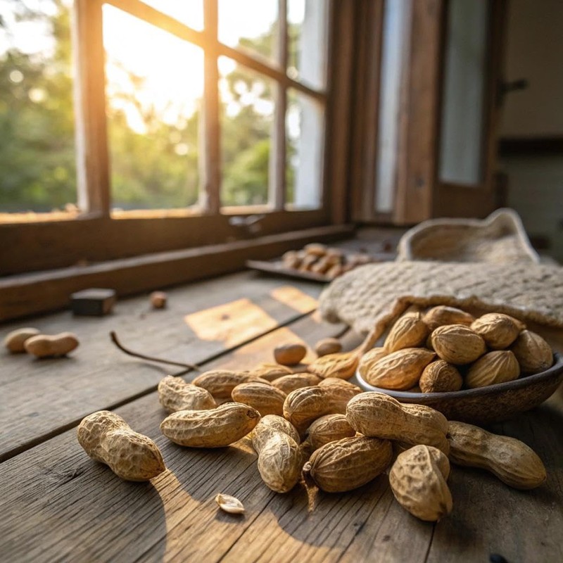 Raw Peanuts, Raw Peanuts in Shell, Great for Boiling, Squirrels Feed, Birds Feed gallery