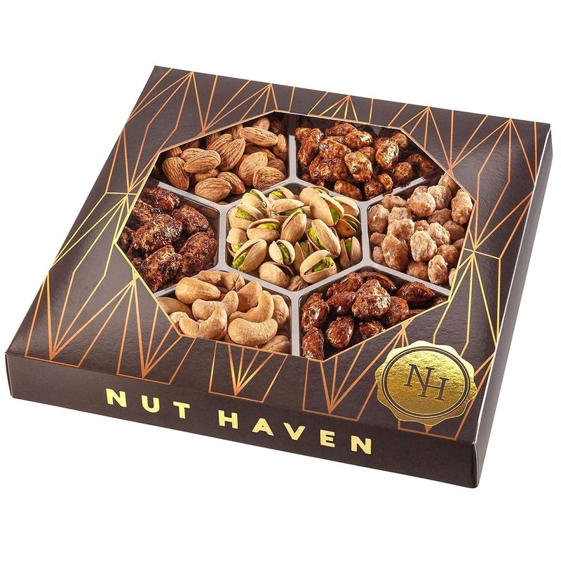 Fathers Day Nuts Gift Basket - Assortment of Sweet & Roasted Salted Gourmet Nuts gallery