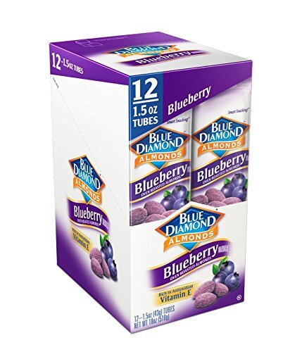 Blue Diamond Almonds, Blueberry Flavored Snack Nuts, Single Serve Bags (1.5 O... gallery
