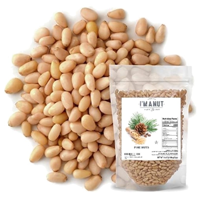 Fresh Raw Pine Nuts 16oz - Gluten & Peanut Free