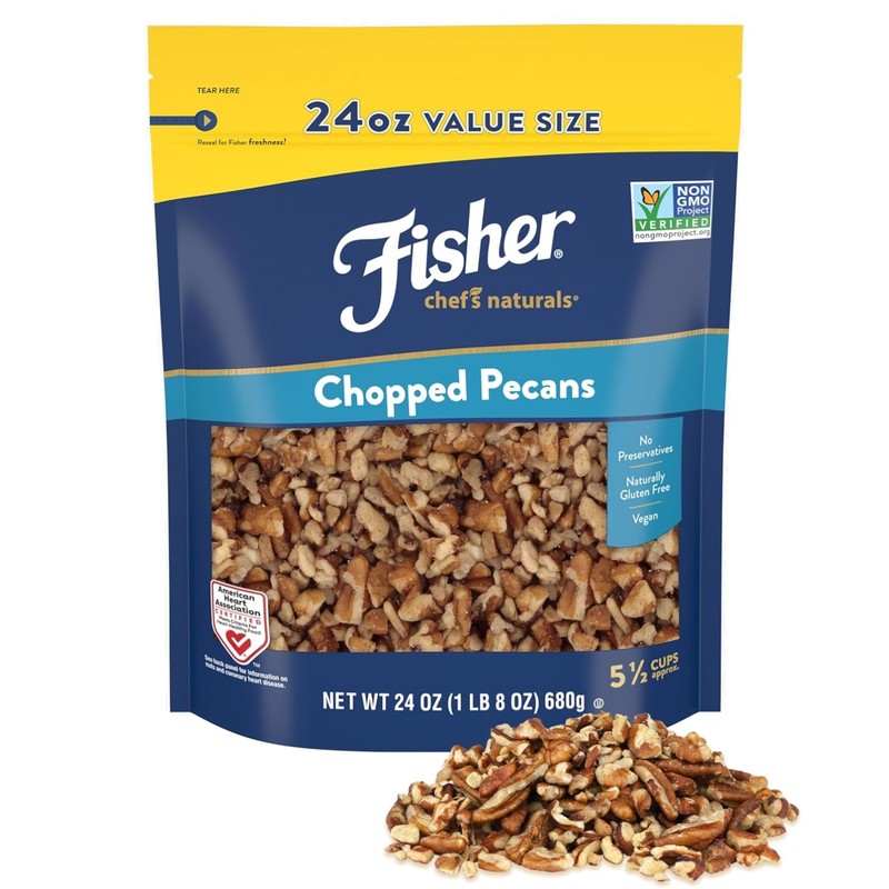 Healthy Snacks: Unsalted Chopped Pecans 24 oz – & Keto