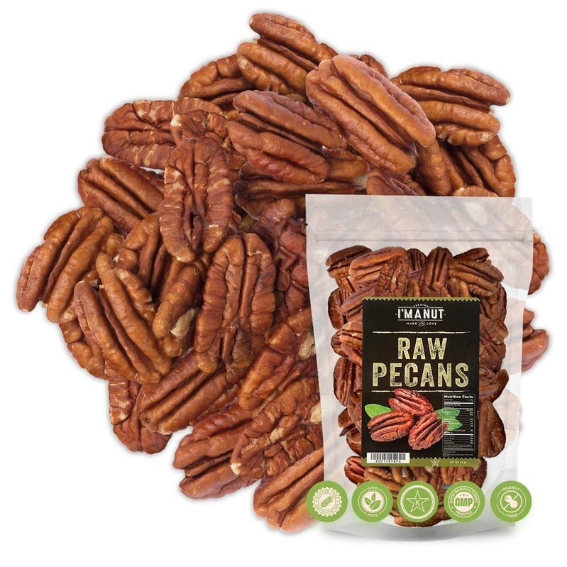 Freshly Packed Raw Pecan Halves (32oz) - Rich Flavor, Non-GMO, Tested Safe gallery