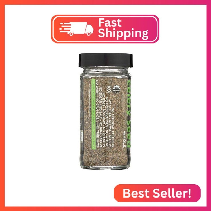 SPICELY Organic Jar Celery Seeds, 1.4 OZ gallery