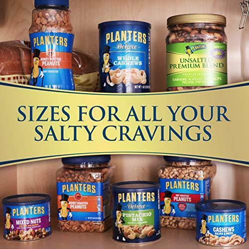 PLANTERS Unsalted Premium Nuts, 34.5 oz. Resealable Container - Contains Roasted gallery