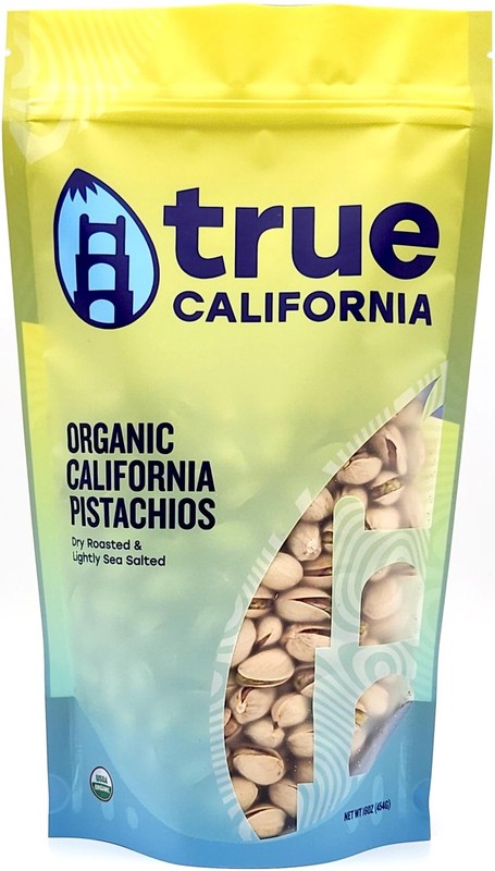 Organic Pistachios 1 LB - Dry Roasted, Sea Salted, In-Shell, Vegan, Gluten-Free